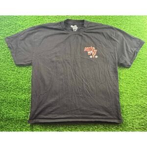 Dreamwave T-Shirt 2XL Black Red Logo Graphic Tee Streetwear Minimalist Casual